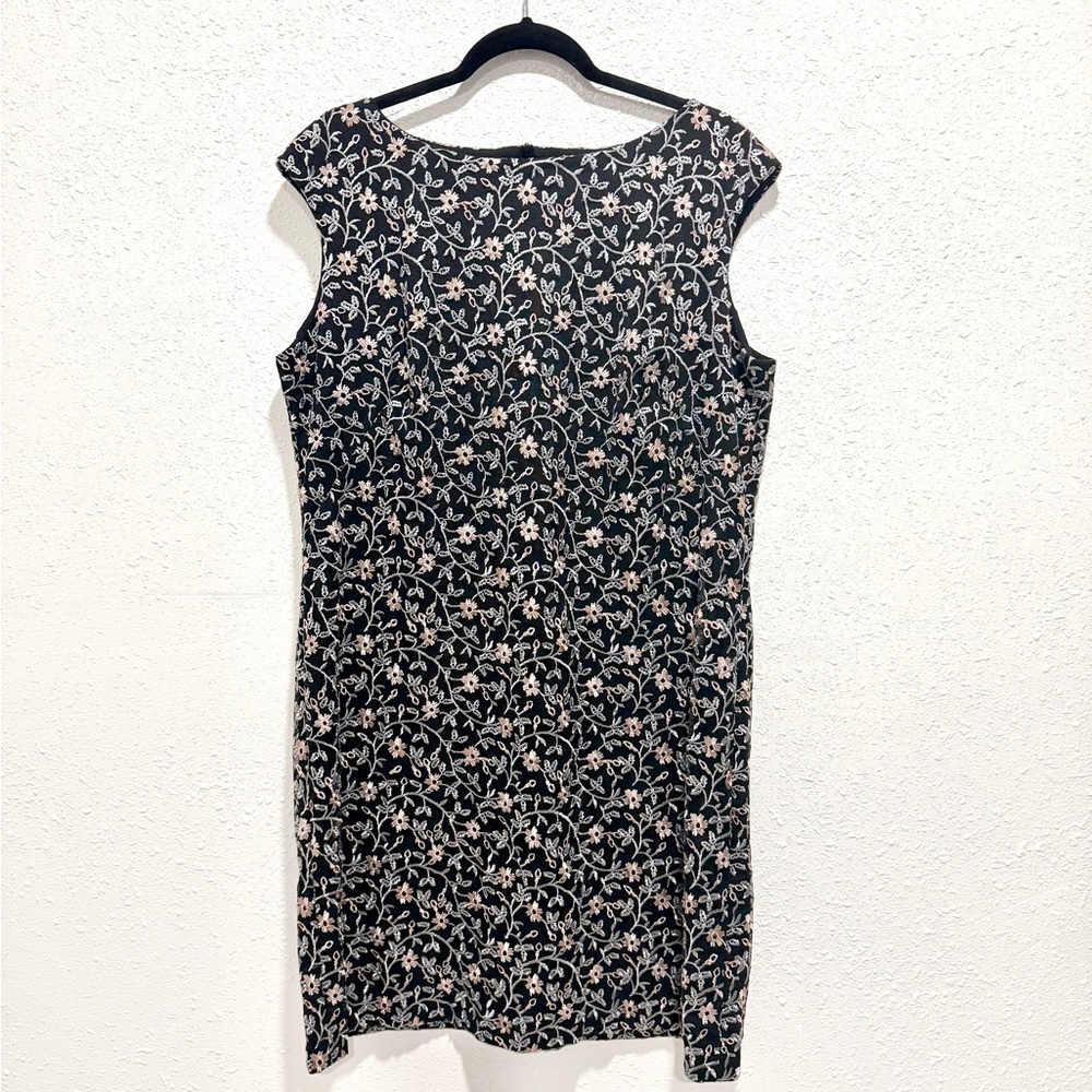Lauren Ralph Lauren Women's Floral Lace Sheath Dress 16 - Picture 4 of 9